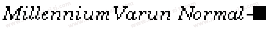 MillenniumVarun Normal字体转换